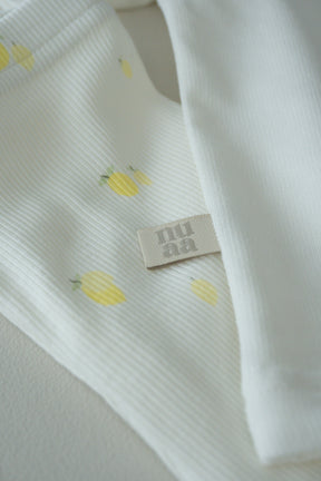 Leichte Rib Leggings Lemon