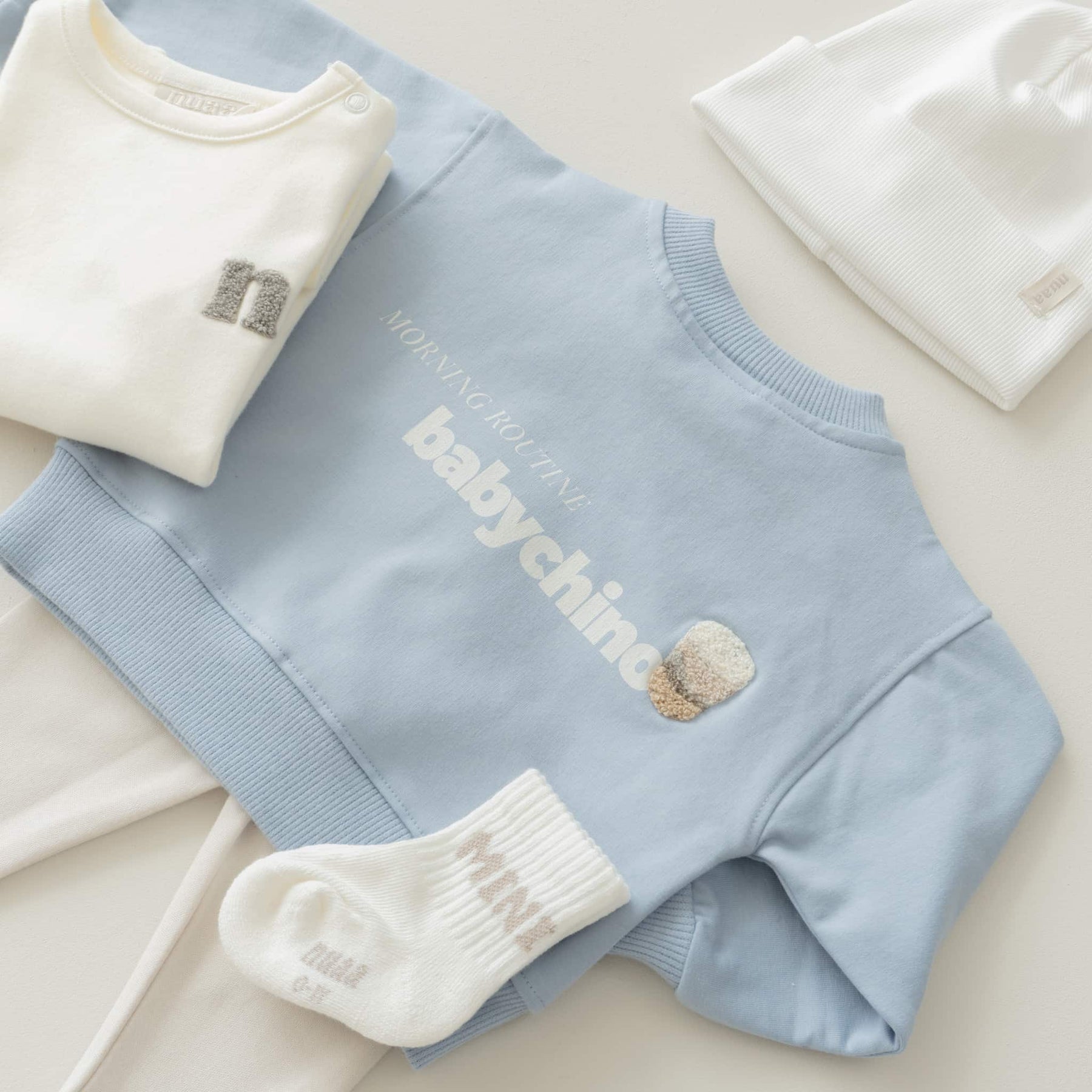 Babychino Sweater Powder Blue