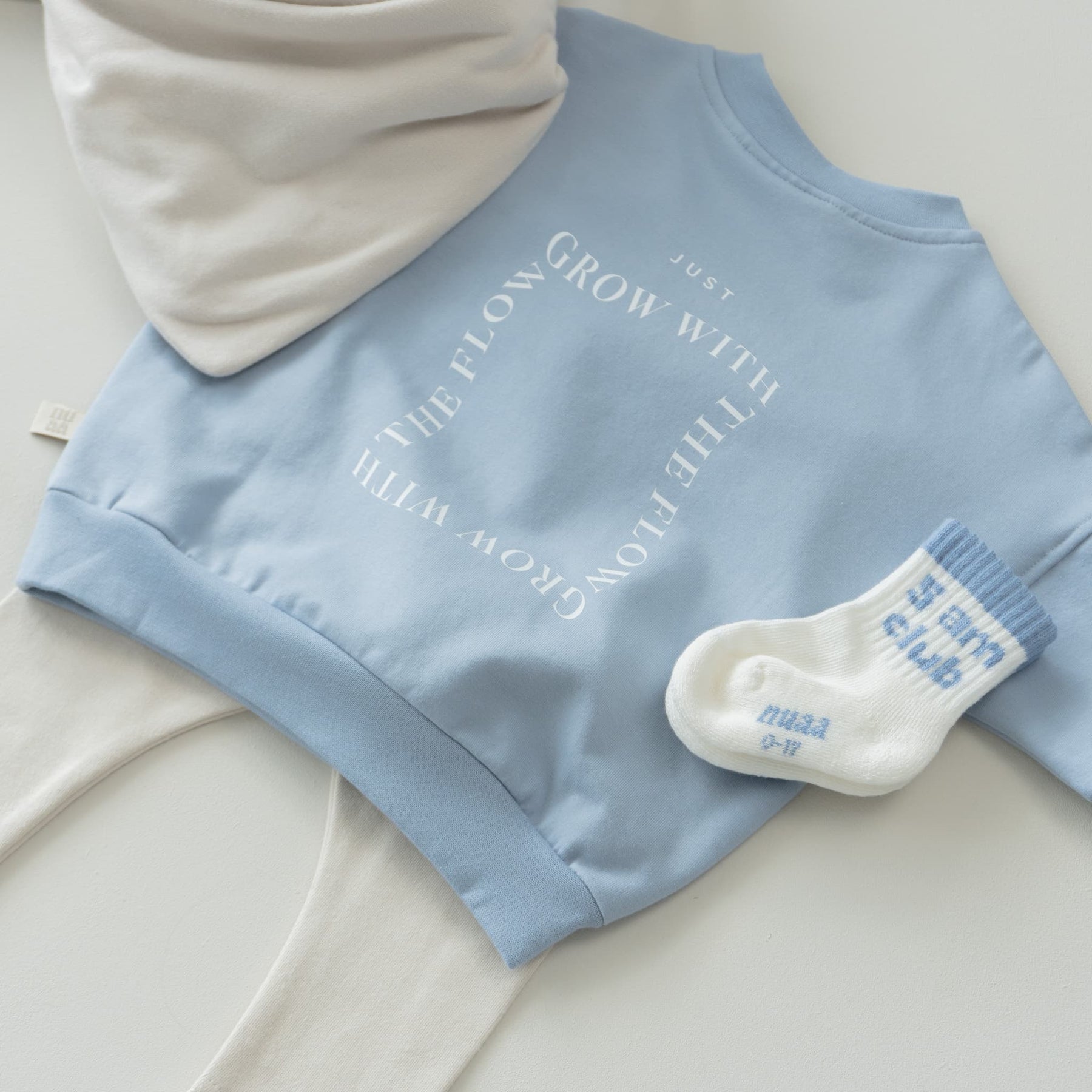 Grow Oversized Sweater Powder Blue