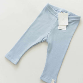 Rib Leggings Powder Blue