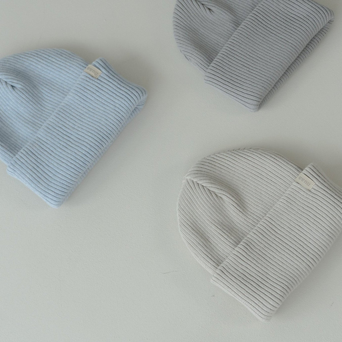 Knit Beanie Stone