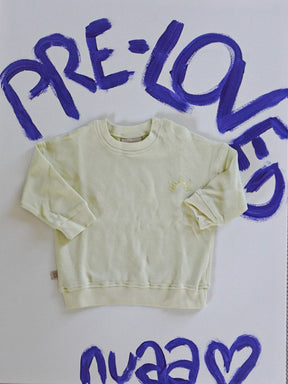 Pre-Loved: Waffel Sweatshirt Lemon Yellow