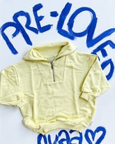 Pre-Loved: Half Zip Sweater Lemon