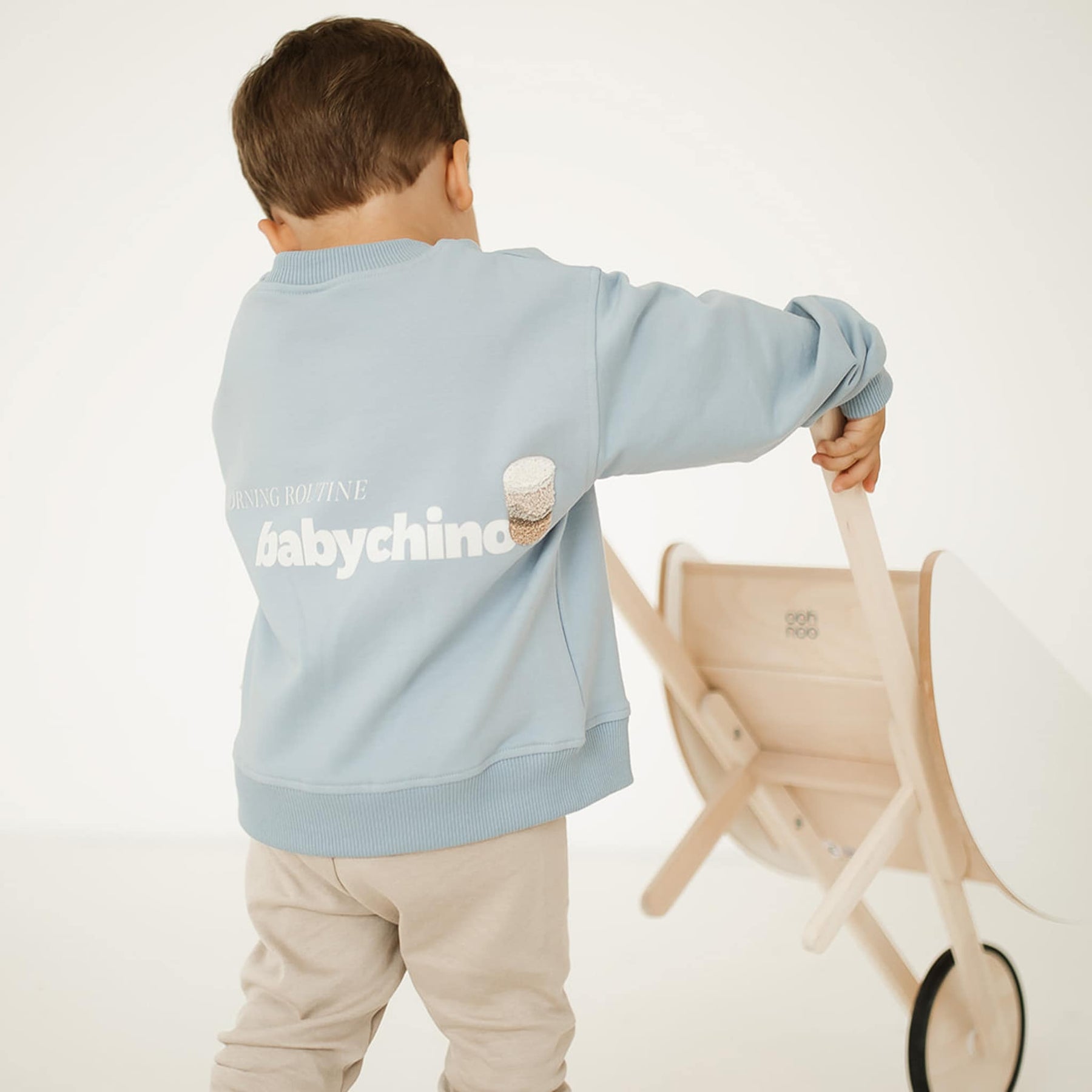 Babychino Sweater Powder Blue