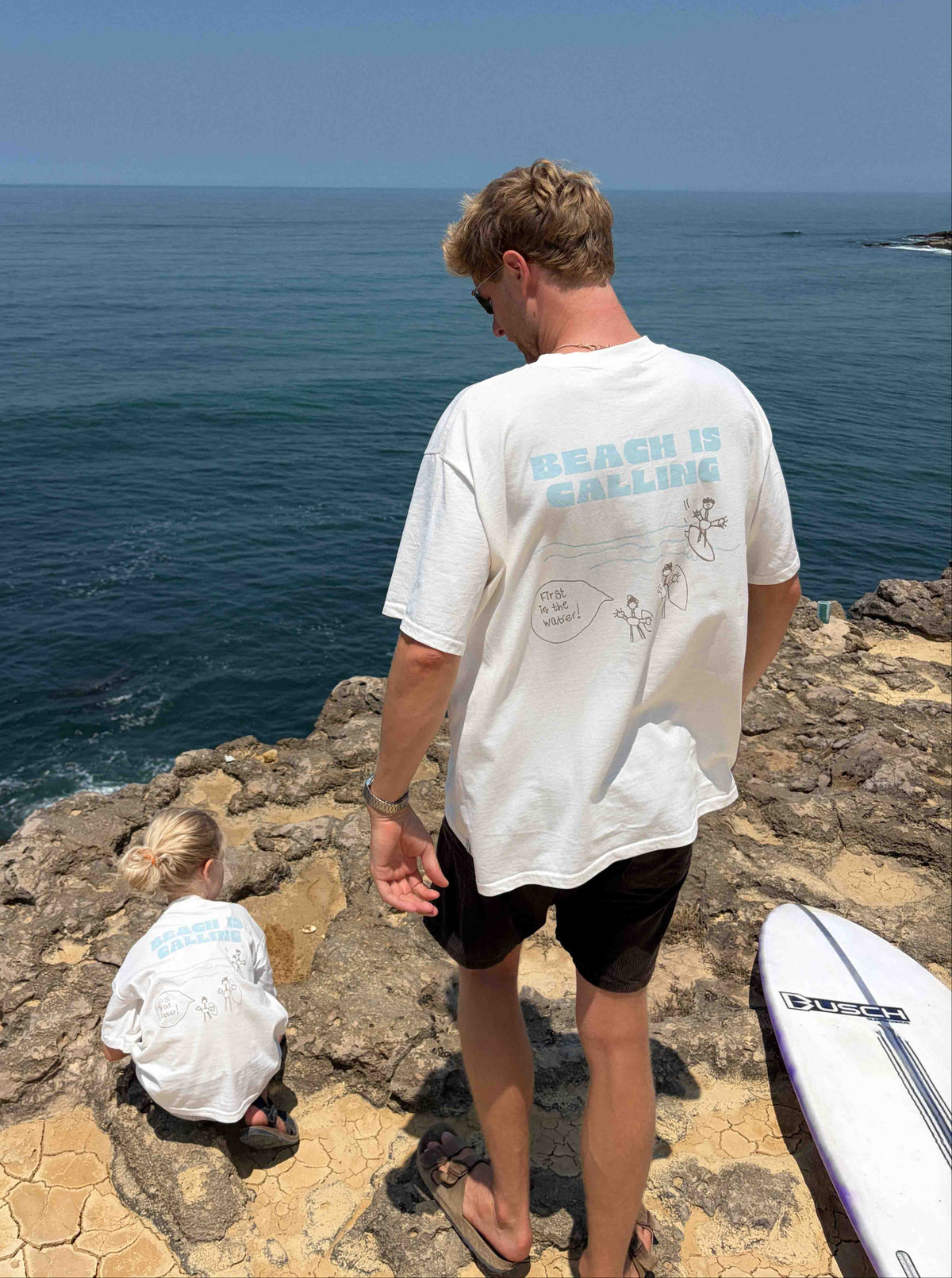 Men Beach Is Calling T-Shirt Soft White