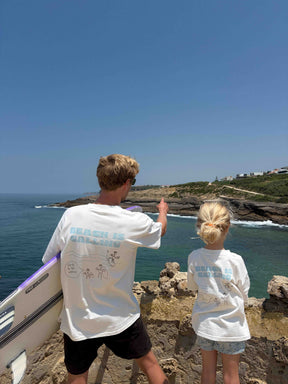 nuaa Beach Is Calling Herren T-Shirt in Soft White – Partnerlook, Ansicht 4