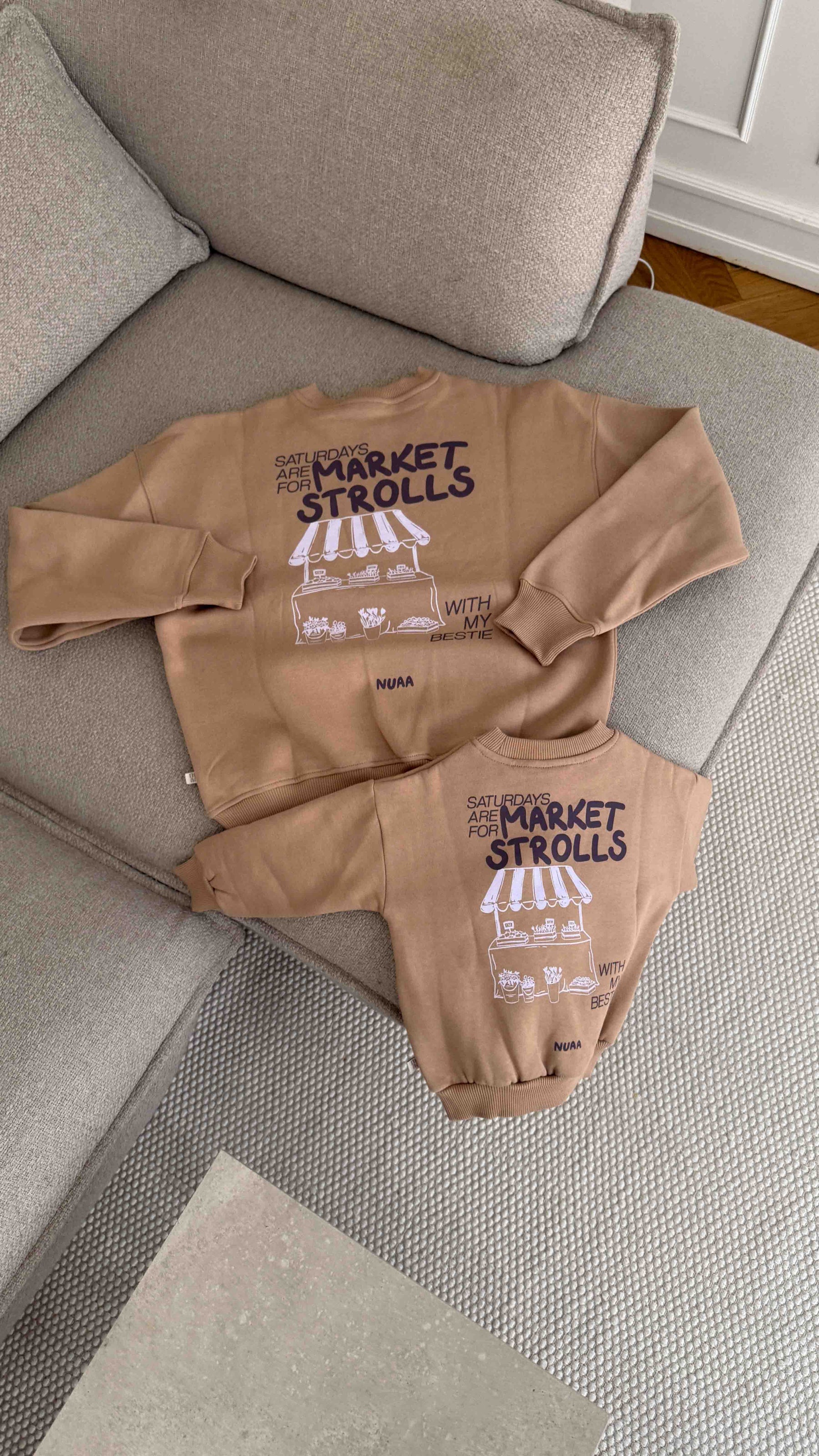 Men Market Strolls Sweater Light Brown