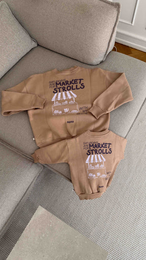 Men Market Strolls Sweater Light Brown