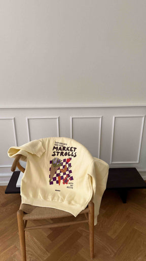 Women Market Besties Sweater Honey Cream