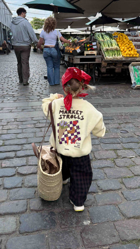 Kids Market Besties Oversized Sweater Honey Cream