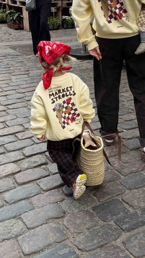 Kids Market Besties Oversized Sweater Honey Cream