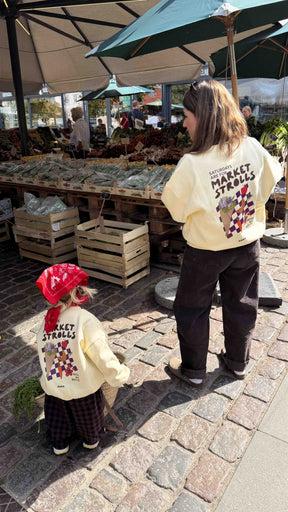 Kids Market Besties Oversized Sweater Honey Cream