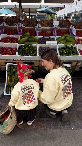 Kids Market Besties Oversized Sweater Honey Cream