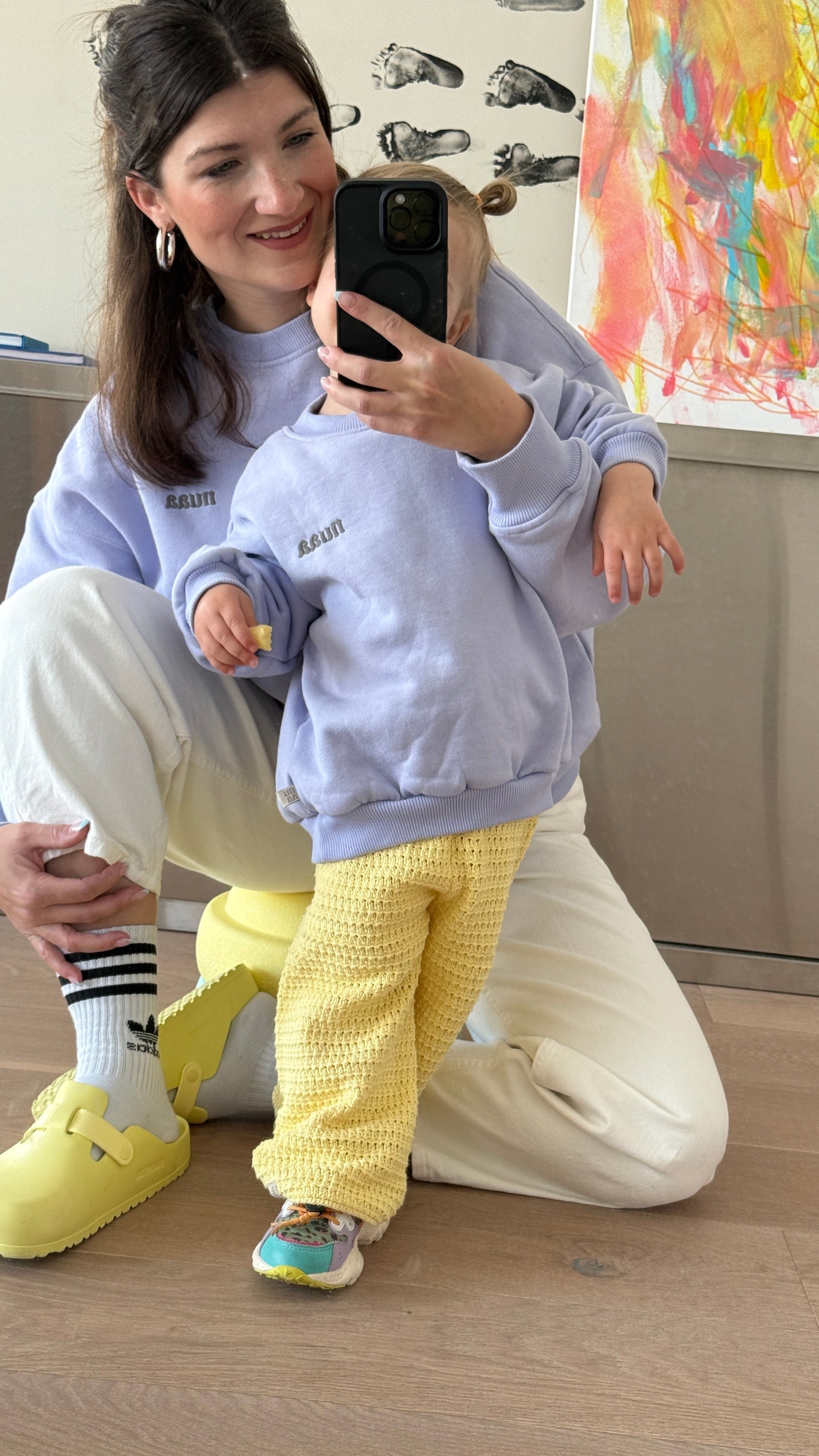 Women This & No Plans Sweater Lavender