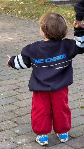 Kids Team Chaos Oversized Sweater Charcoal