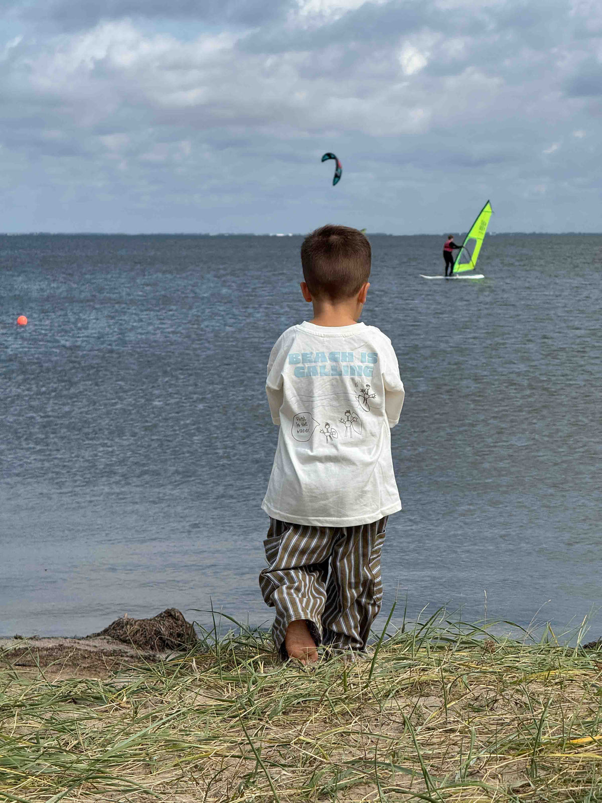 Kids Beach Is Calling T-Shirt Soft White