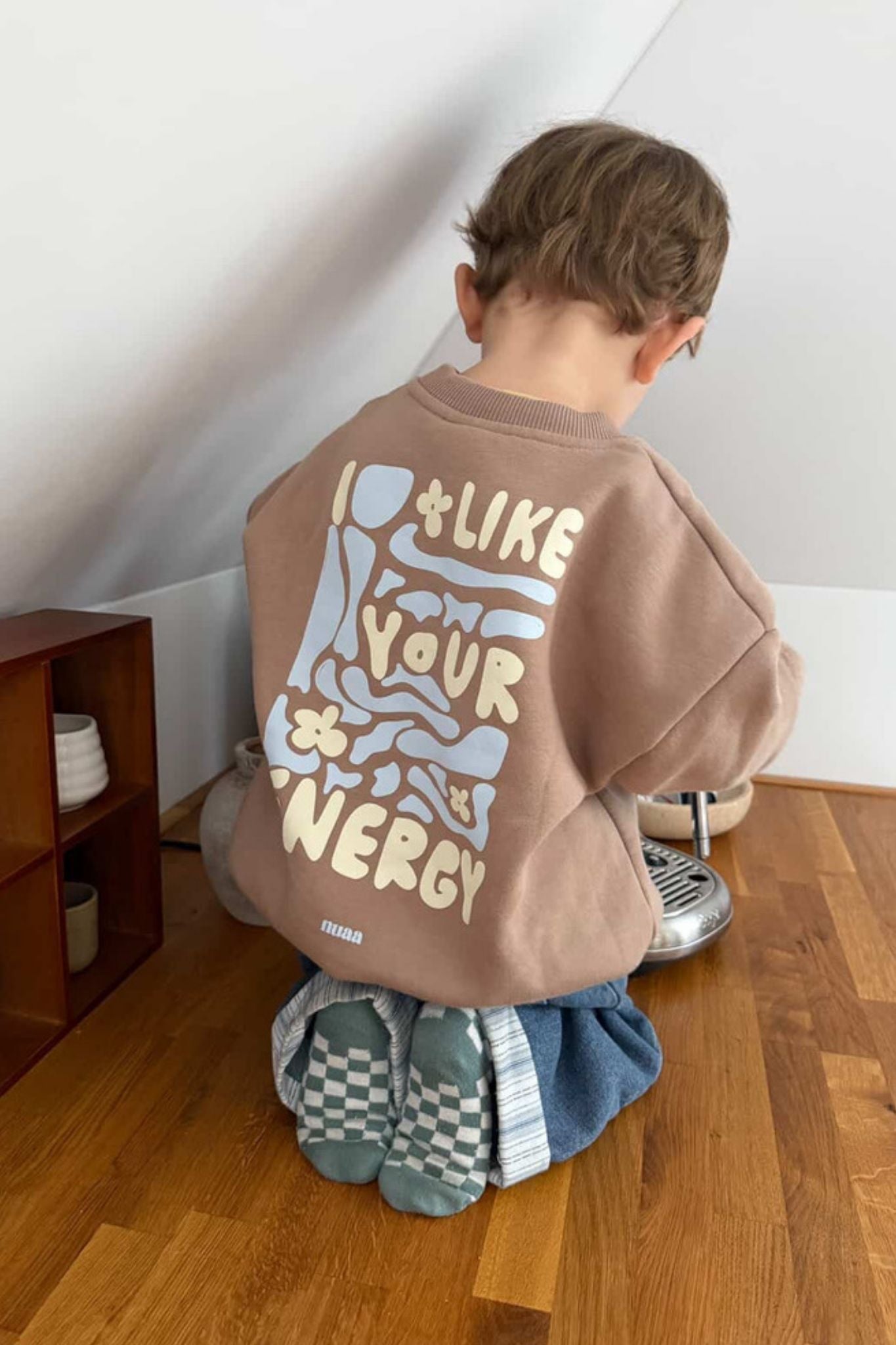 Kids I Like Your Energy Light Brown