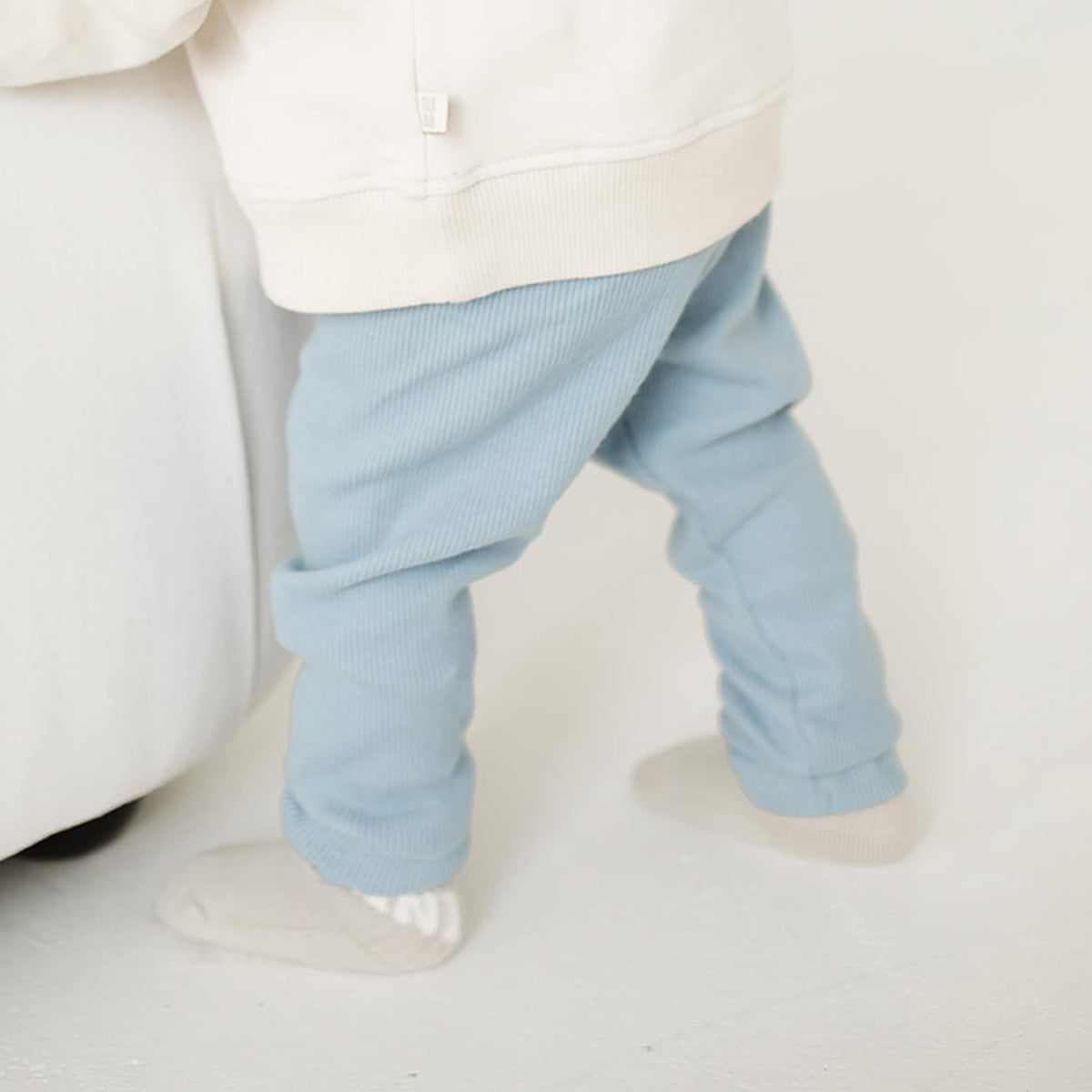 Rib Leggings Powder Blue