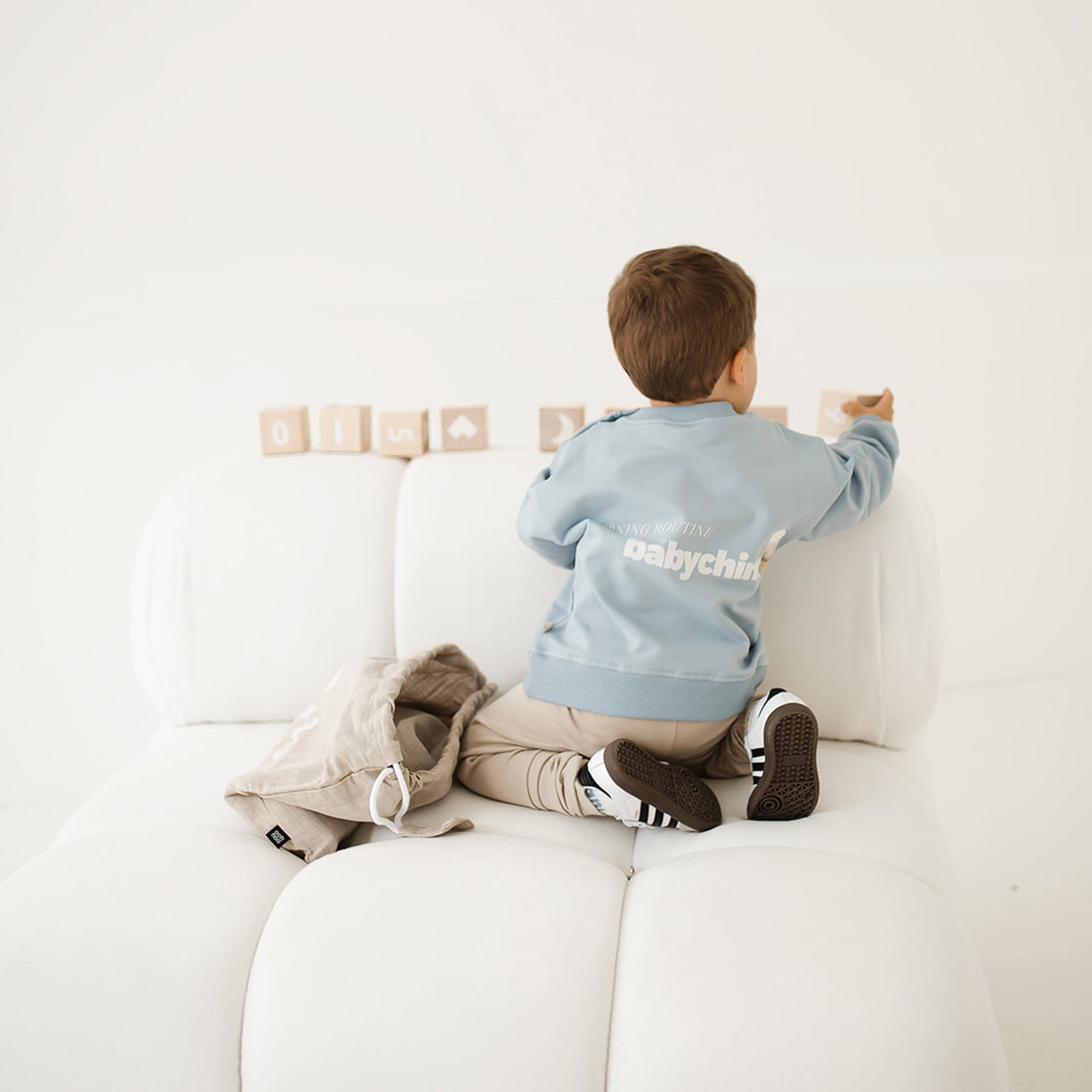 Babychino Sweater Powder Blue