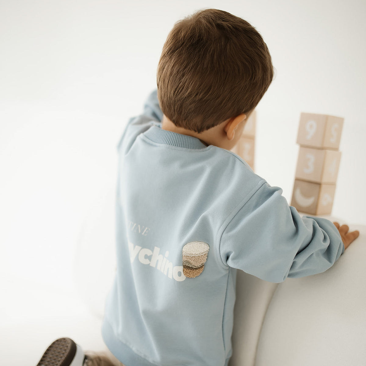 Babychino Sweater Powder Blue