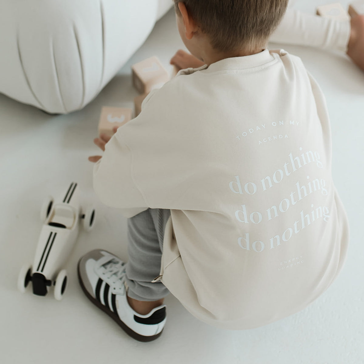 Mini Do Nothing Oversized Sweater Sand