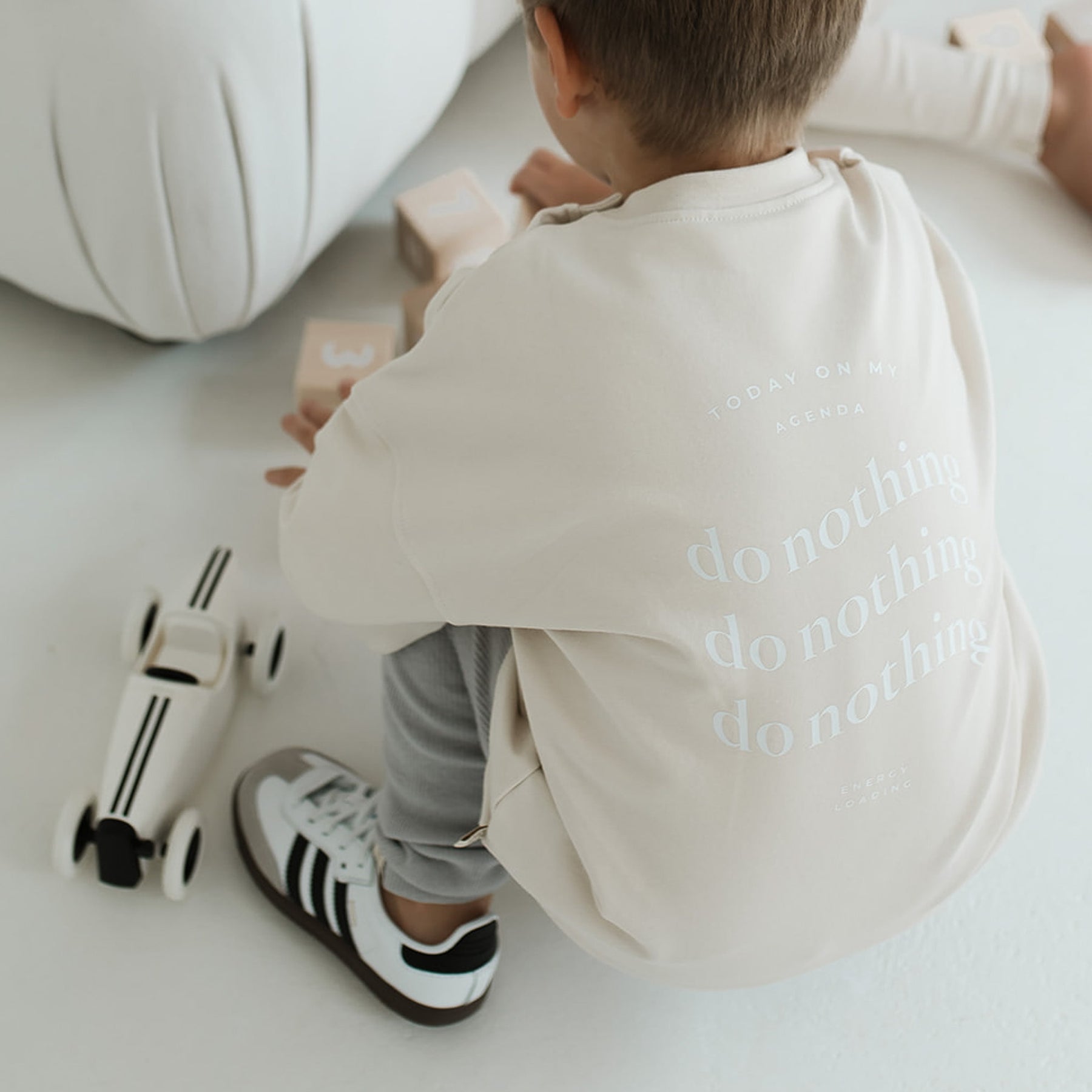 Mini Do Nothing Oversized Sweater Sand