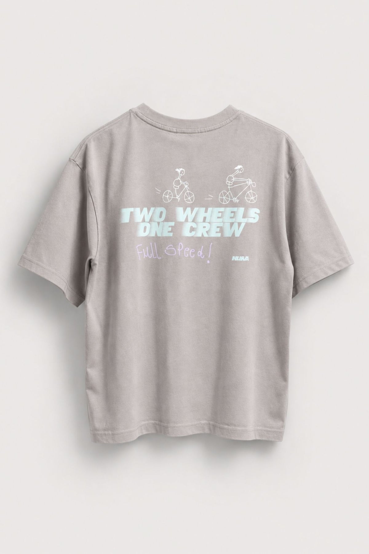 Kids Bike Crew T-Shirt Urban Grey