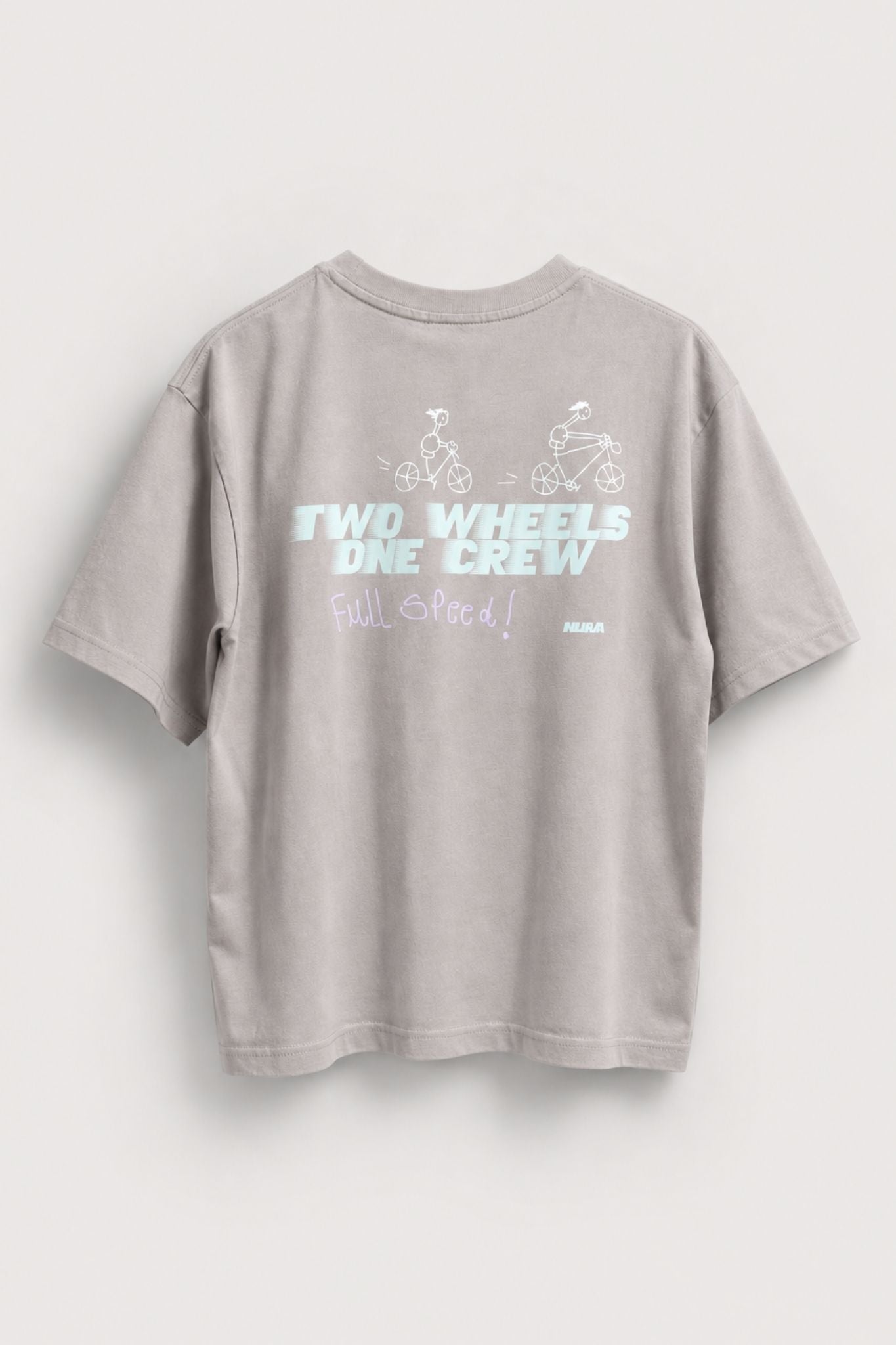 Kids Bike Crew T-Shirt Urban Grey