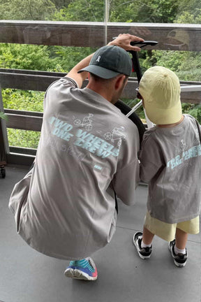 Kids Bike Crew T-Shirt Urban Grey
