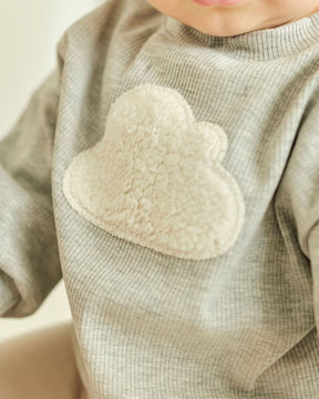 Sweater Ripp Jersey Teddy Cloud Grau