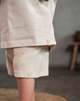 Relaxed Frottee Shorts Sand