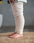 Leichte Rib Leggings Lemon