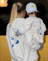 Mom Fruit Salad Sweater Off White