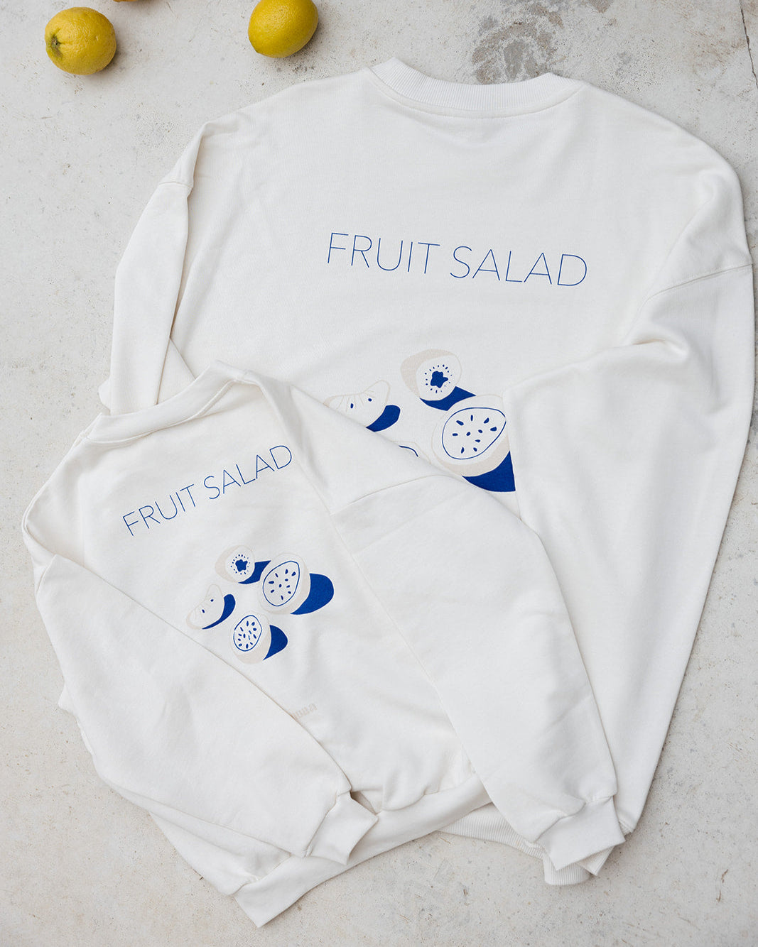 Dad Fruit Salad Sweater Off White