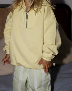 Half Zip Sweater Lemon