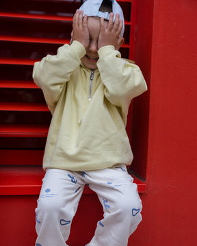 Half Zip Sweater Lemon