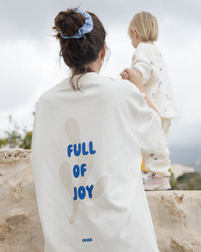 Mom Full Of Joy T-Shirt Off White