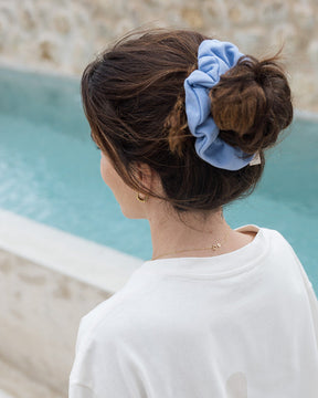 Mini & Me Scrunchie Set Classic Blue