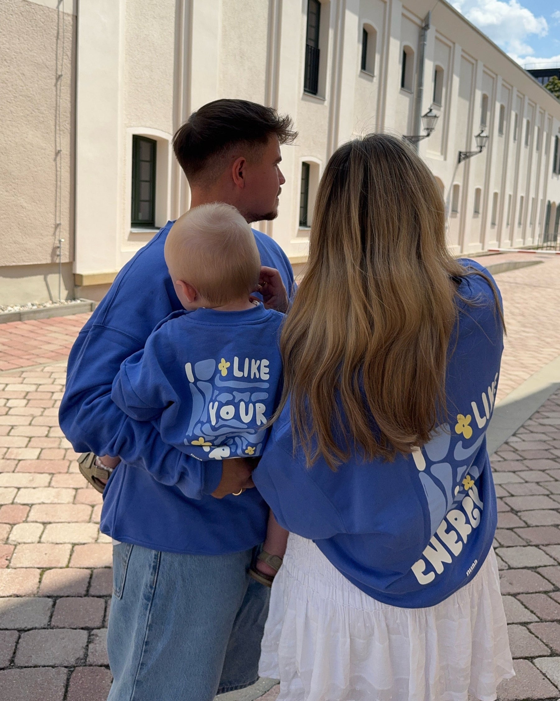 Dad I like your Energy Sweater Ocean Blue