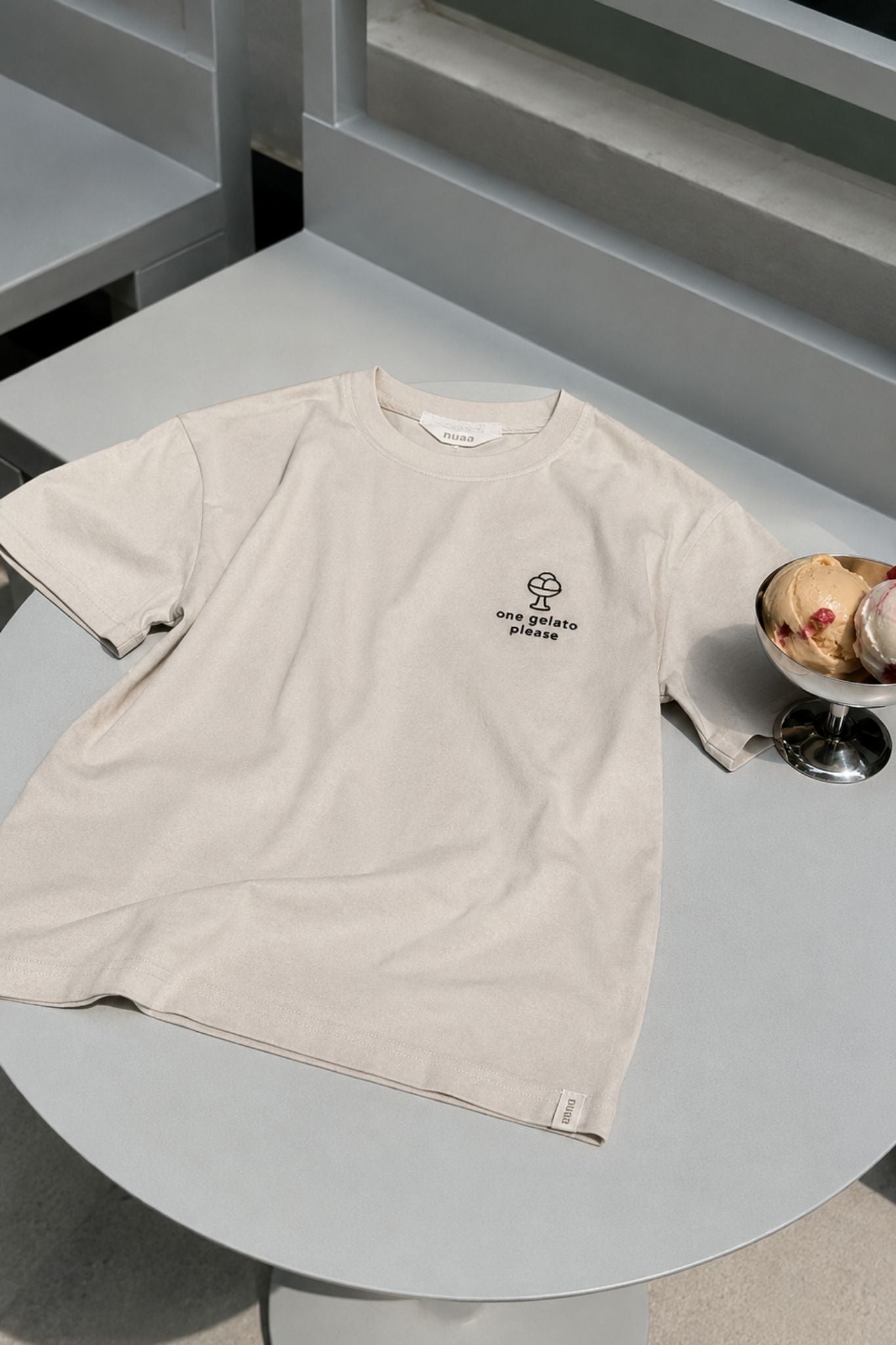 Teens More Gelato Please T-Shirt Oat