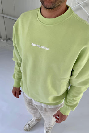 Men Buongiorno Sweater Lime