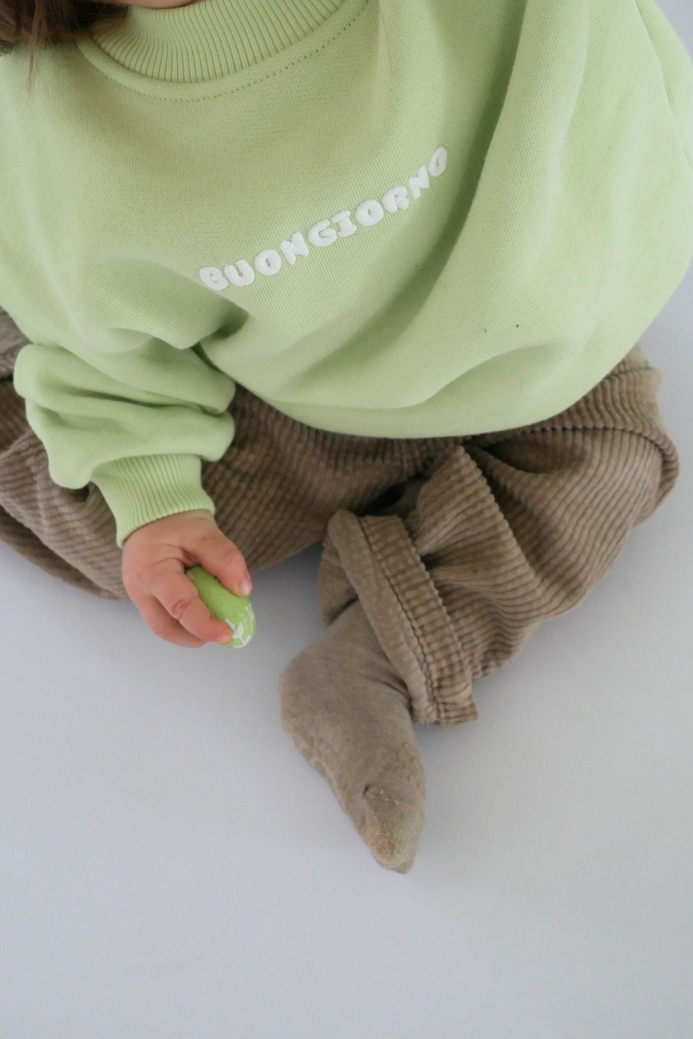 Kids Buongiorno Oversized Sweater Lime