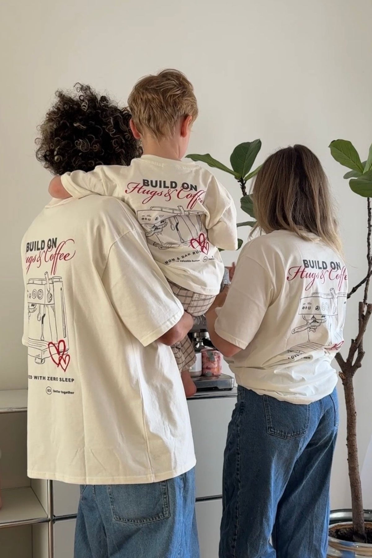 3er Crew: Mama + Papa + 1 Mini - Hugs & Coffee