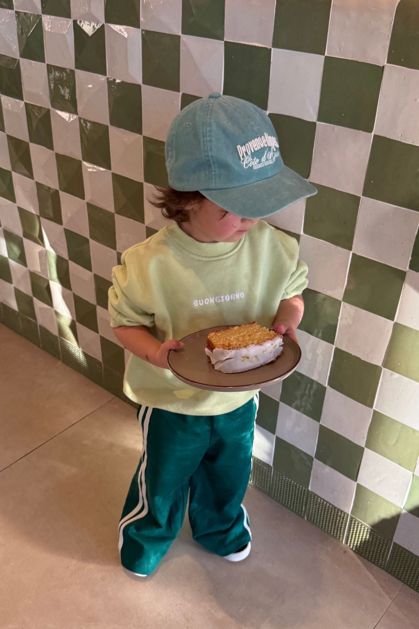 Kids Buongiorno Oversized Sweater Lime