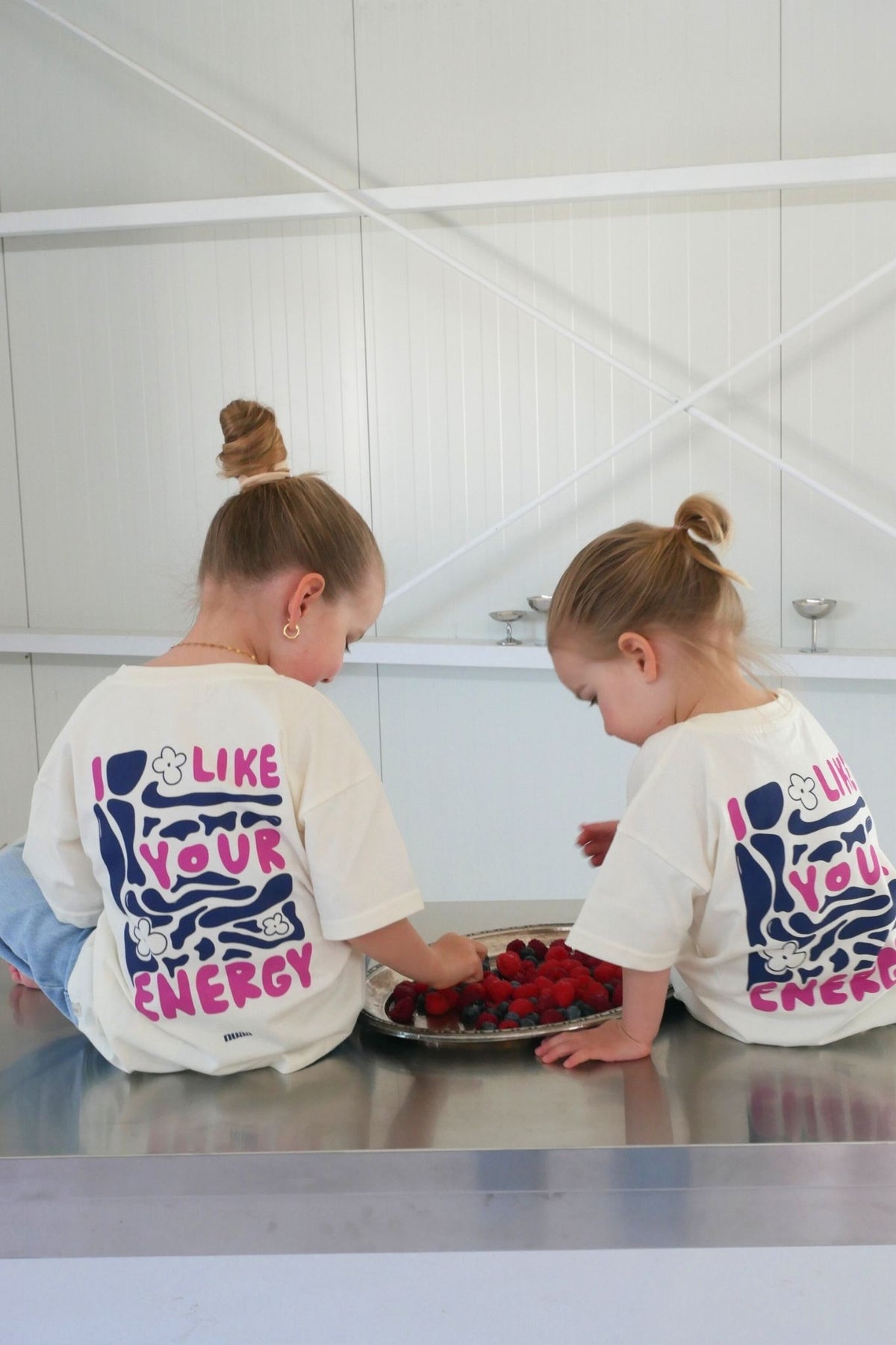 Kids I like your energy T-Shirt Soft White