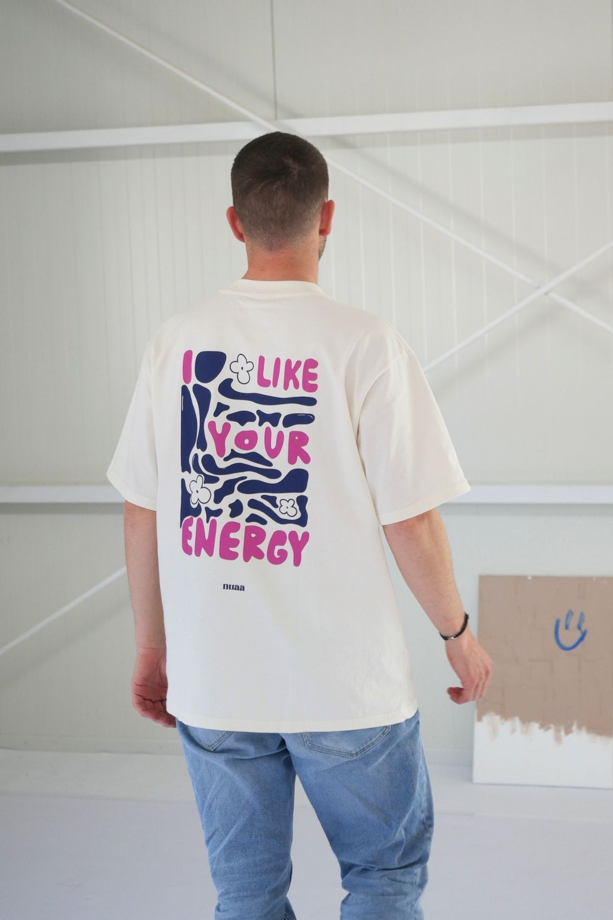 Men I like your energy T-Shirt Soft White