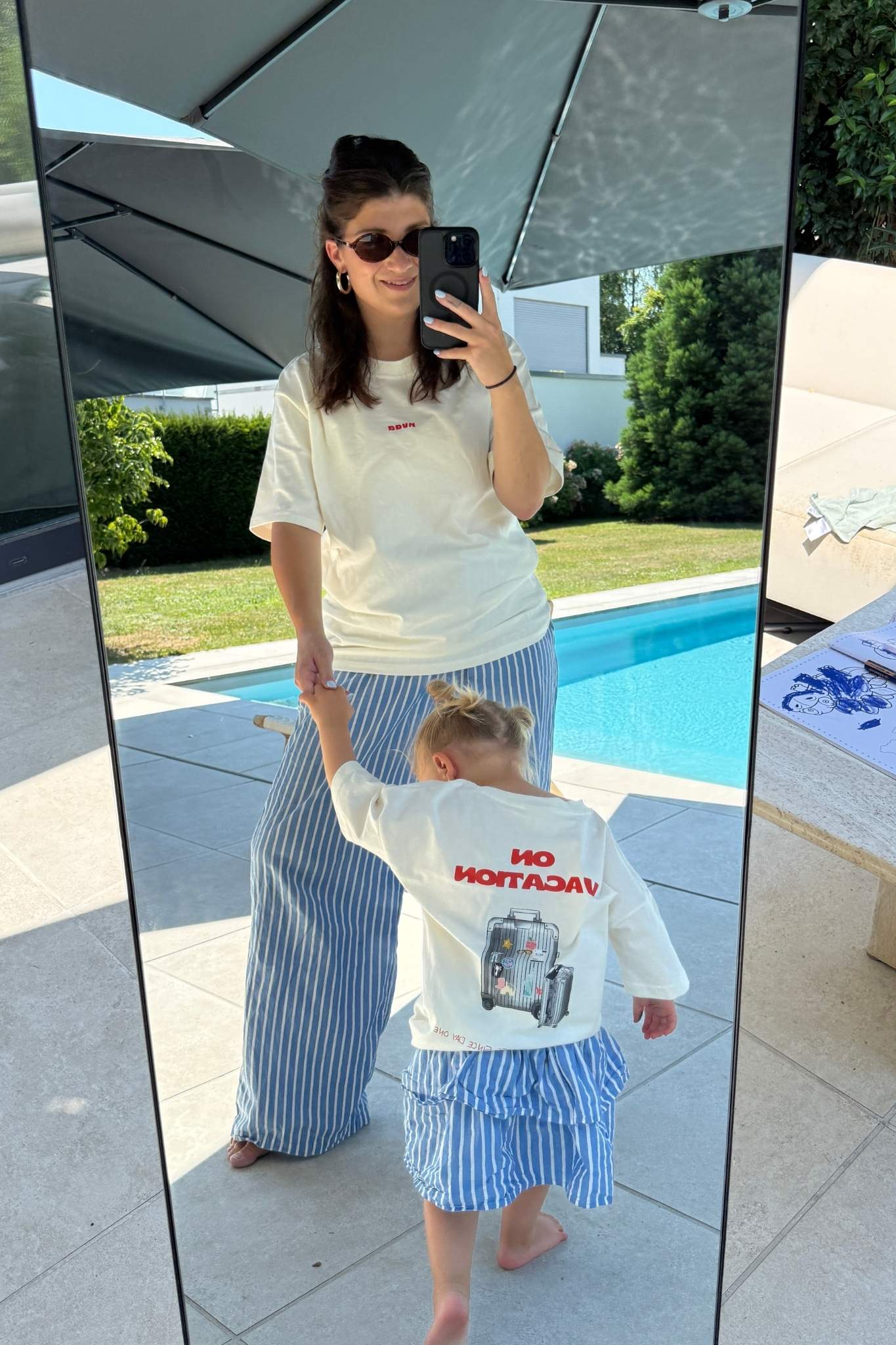 nuaa On Vacation Damen T-Shirt in Soft White – Partnerlook, Ansicht 9