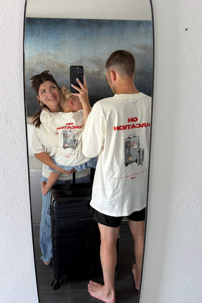 Men On Vacation T-Shirt Soft White