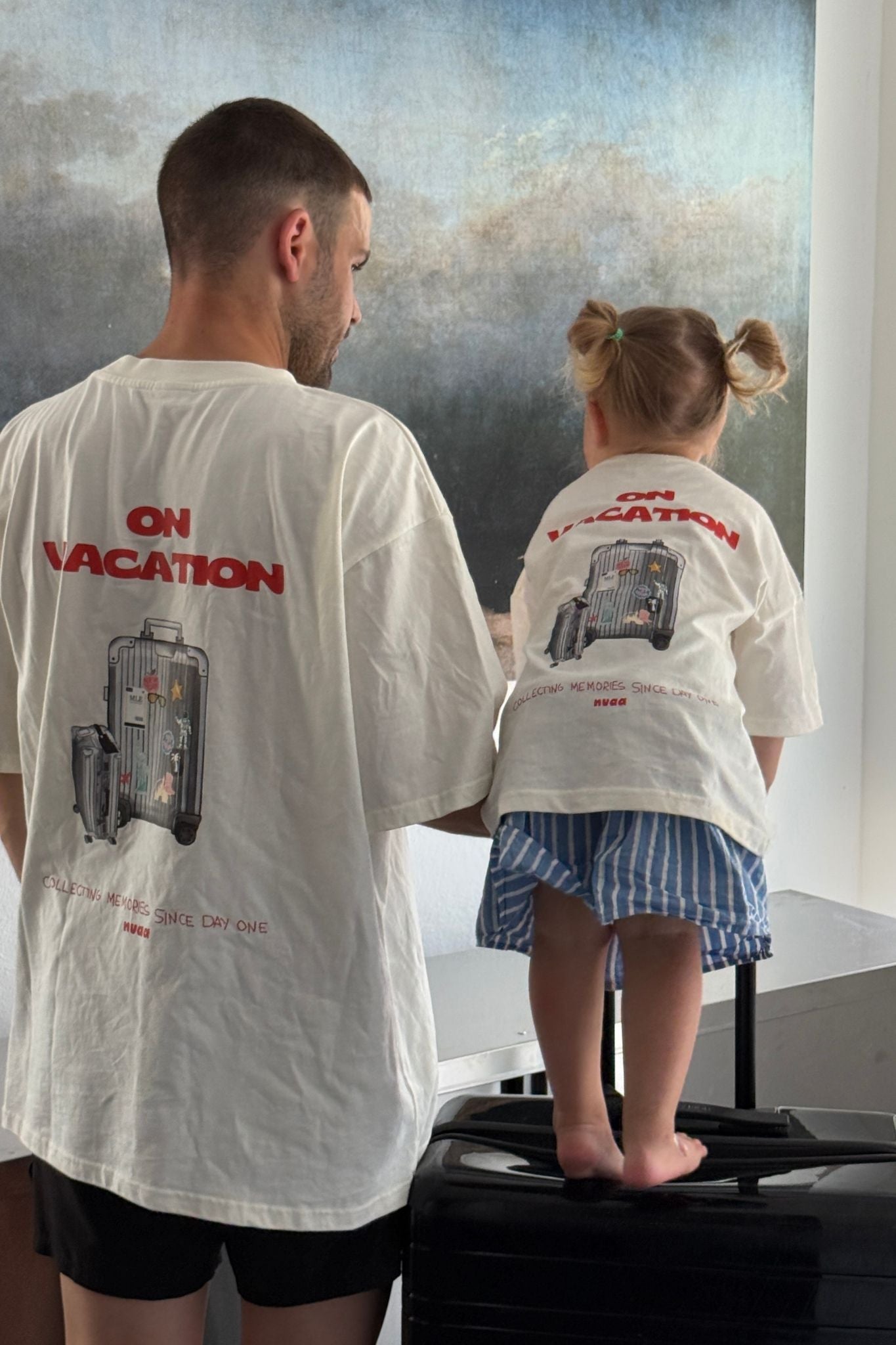 Men On Vacation T-Shirt Soft White