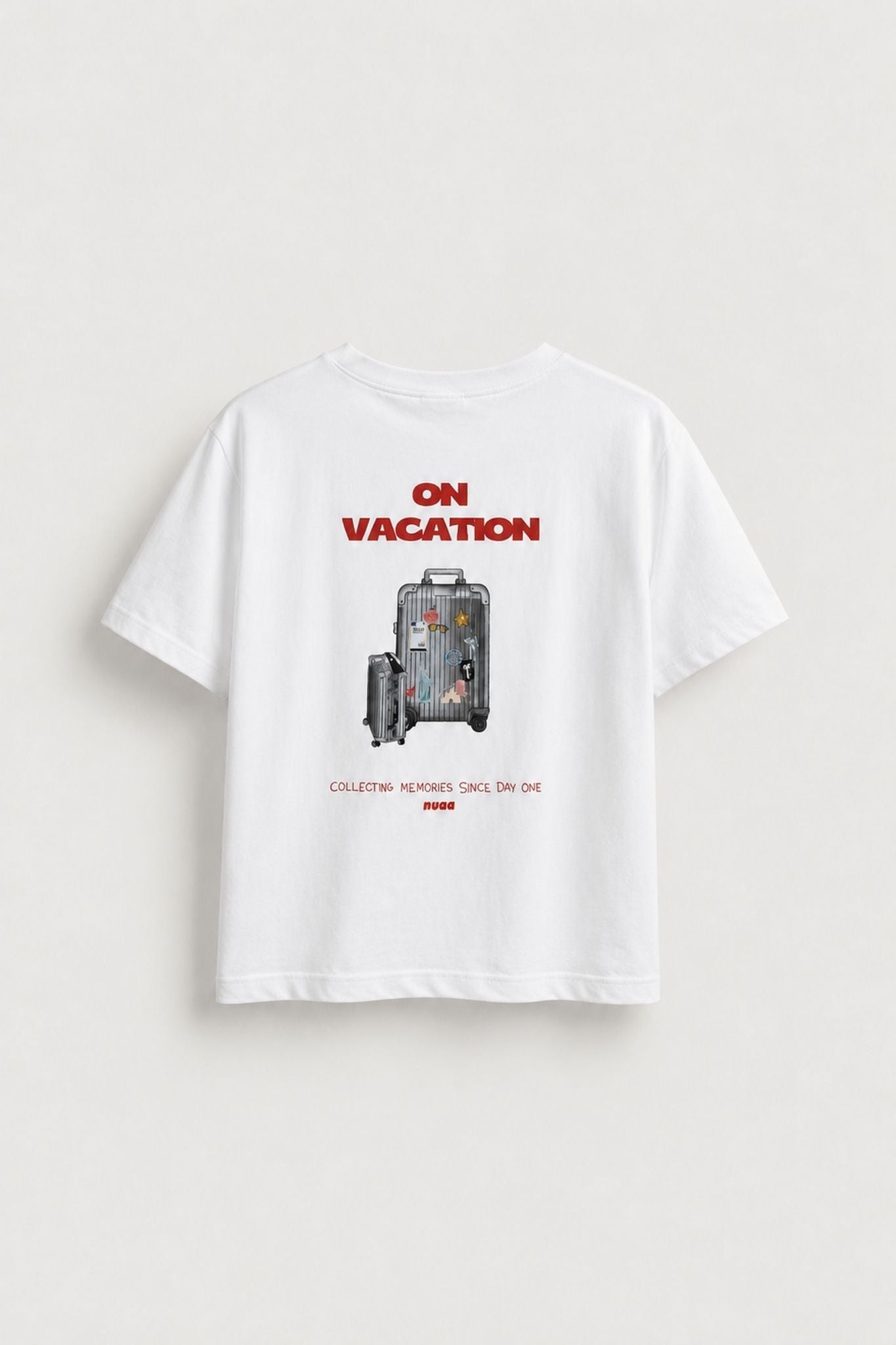 Kids On Vacation T-Shirt Soft White